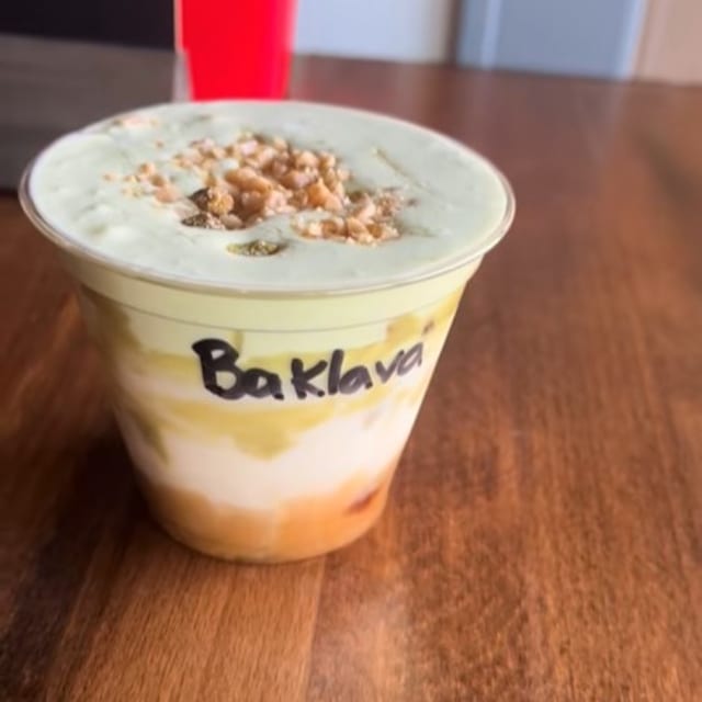 Baklava Latte.