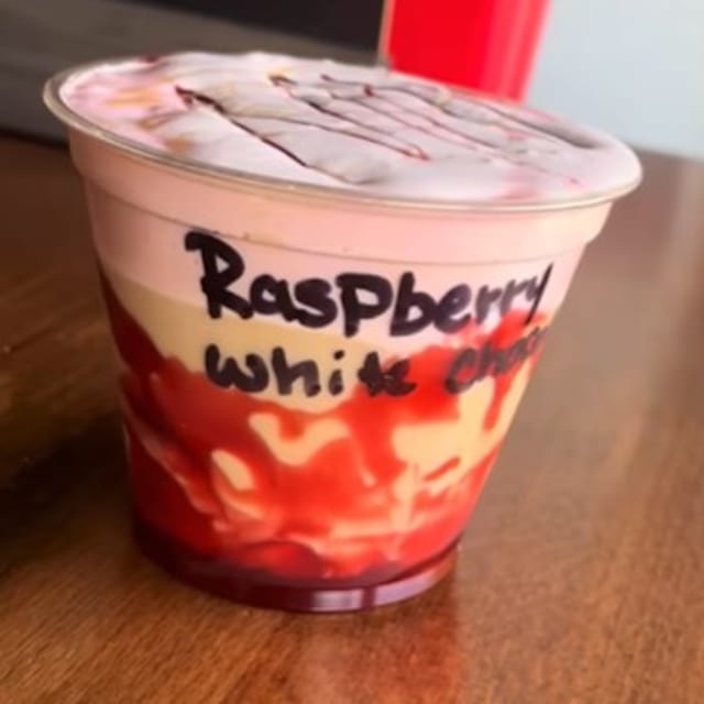 Raspberry White Chocolate Cold Brew.