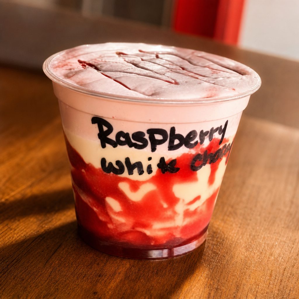 Raspberry White Chocolate Cold Brew.